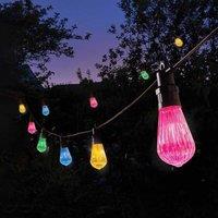 Marco Paul 9.5m Warm Multicoloured Fluted Blub Mains Powered String Lights