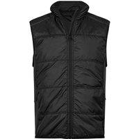 TEE JAYS Men's Stretch Hybrid Body Warmer in Black | Size: XL