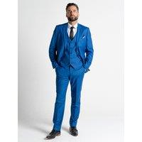V2 Classic Men's Haris - Cool Blue Three Piece Suit | Size: 46R