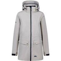 Trespass Women's Tiverton Waterproof Jacket in Light Stone | Size: XS