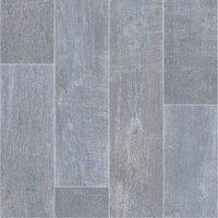 Vinyl Flooring UK Grey Wood Effect 3.8mm Felt Backed Vinyl Flooring | Size: 3000mm x 6000mm