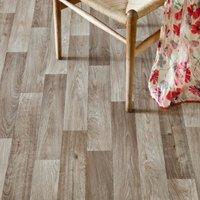 Vinyl Flooring UK Dark Beige Wood Effect 2.8mm Vinyl Flooring Sheet | Size: 2000mm x 2000mm