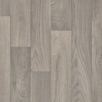 Vinyl Flooring UK Wood Effect 2.8mm Cushion Backed Grey Vinyl Flooring Sheet | Size: 4000mm x 1000mm