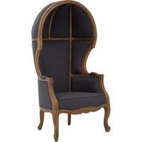 Orsina Cabra Dome Chair in Grey