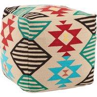 Orsina Cefena Multicolour Pouffe