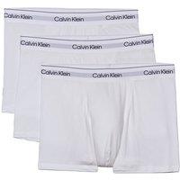 Calvin Klein Men's Icon Cotton Relaxed Fit Trunks 3 Pack White | Size: Medium