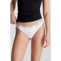 Calvin Klein Women's Modern Logo Thong 3Pk White | Size: Large