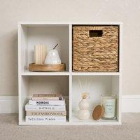 OHS Rope Storage Box Cubes Folding Space Saving Shelf Boxes in Natural