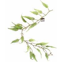 Leaf Artificial 125cm Trailing Hanging Fern Foliage Plant Realistic in Green