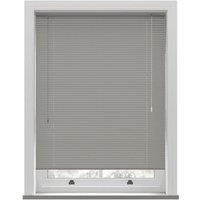 New Edge Blinds Grey PVC Venetian Blind 213cm Drop (25mm Slats) | Size: 140 cm