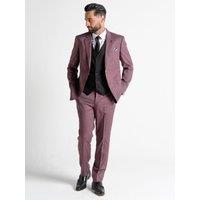 V2 Classic Men's Charlie - Lilac Blazer With Black Waistcoat | Size: 44R