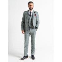 V2 Classic Men's Kensington - Olive with White & Blue Checks | Size: 38R