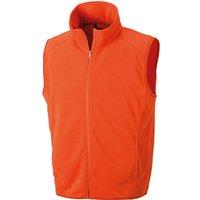 Result Men's Core Micro Fleece Gilet in Orange | Size: Medium