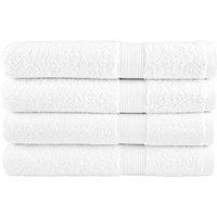 Premium Towels SOLUND 4pcs White 100x200cm 600gsm