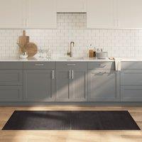 Berkfield Home Rug Rectangular Dark Brown 80x200 cm Bamboo | Size: Medium