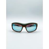 SVNX Men's Outdoor Sunglasses in Multi with Hard Case in Green