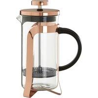 Orsina Stylish Design Silver Cafetiere 350Ml, Advanced Filtration Small Cafetiere, Comfortable Grip Coffee Cafetiere in Rose Gold
