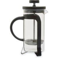 Orsina Stylish Design Silver Cafetiere 350Ml, Advanced Filtration Small Cafetiere, Comfortable Grip Coffee Cafetiere in Black