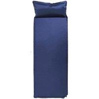 Alivio Waterproof Self Inflating Sleeping Mat 1.5in Memory Foam Camping Pad for Hiking, Tent, Travel (Single) in Blue