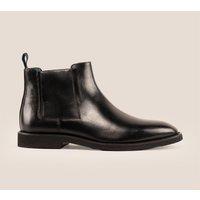 Oswin Hyde Men's Christopher Chelsea Leather Boots in Black | Size: 8