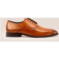 Oswin Hyde Men's Keyon Leather Derby Lace Up in Tan | Size: 9