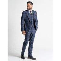 V2 Classic Men's Charles - Submarine Blue with Light Blue Checks | Size: 44R