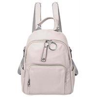 Womens Real Leather Fashion Backpack Casual Style Eliza Grey