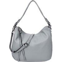 House of Leather Women's Womens Real Leather Handbag Hobo Style Shoulder Bag Diana Blue | Size: Medium