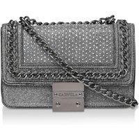 Carvela Women's 'Mini Bailey Cross Body' Fabric Bag in Grey