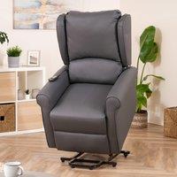 Artemis Home Corcoran Electric Riser Recliner with Massage & Heat in Grey