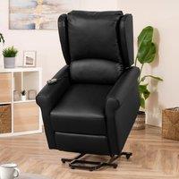 Artemis Home Corcoran Electric Riser Recliner with Massage & Heat in Black