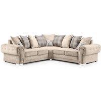 Furniture 786 Verona Scatter Back 2c2 Corner Sofa in Beige