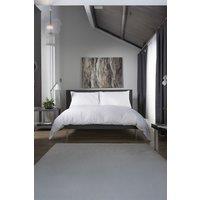 The Lyndon Company Stamford Seersucker Easycare Duvet Sets in White | Size: Double