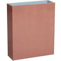 Primrose Zinc Galvanised Copper Tall Trough Planter with Insert