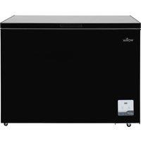 Willow Freestanding 292L Black Chest Freezer