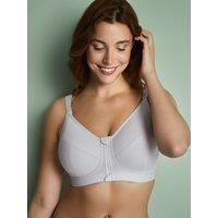 Royce Lingerie Women's Fearne Support Non Wired Bra in Grey | Size: 36G