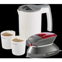 Morphy Richards Travel Iron & Travel Kettle Set in Grey | Size: 2 Pack