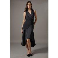 Tux Sleeveless Midi Dress