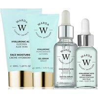 WARDA Skin Hydration Boost Hyaluronic Acid Full Face Anti-Aging Set in Clear