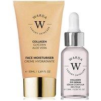 WARDA Skin Lifter Boost Collagen Anti-Aging Moisturiser 50ml + Skin Lifter Boost Collagen Anti-Aging Eye Serum 15ml in Clear