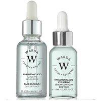 WARDA Skin Hydration Boost Hyaluronic Acid Anti-Wrinkle Eye Serum 15ml + Anti-Aging Oil Serum 30ml in Clear