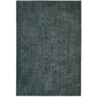 Kukoon Green Aztec Tribal Washable & Non Slip Distressed Living Room Area Rug | Size: 240 cm x 330 cm