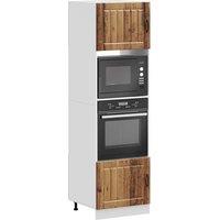 Berkfield Home Oven Cabinets 2 pcs Kalmar Old Wood Engineered Wood in Brown