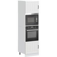 Berkfield Home Oven Cabinets 2 pcs Kalmar White Engineered Wood