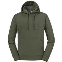 Russell Men's Authentic Hoodie in Dark Olive | Size: 2XL