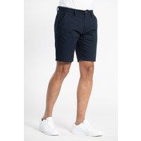 Tokyo Laundry Men's Cotton Chino Shorts in Dark Navy | Size: Large