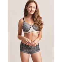 Royce Lingerie Women's Luella Support Non Wired Bra in Black | Size: 32B