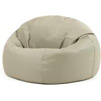 icon Classic Indoor Outdoor Bean Bag Yellow Bean Bag Chair in Stone