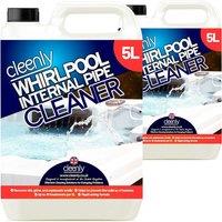 cleenly Hot Tub, Jacuzzi & Whirlpool Internal Pipe Cleaner 10L in Clear