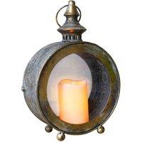 Gifts Direct 2 U Moroccan Style Round Lantern in Metallic Gold